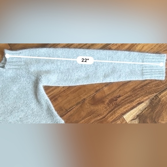 J.O.A Cold Shoulder Gray Sweater - Picture 7 of 11